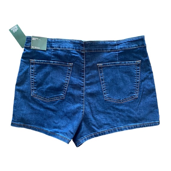 WILD FABLE Jean Shorts "Highest Rise Shorts" Responsible Style NWT Size 18 - Picture 7 of 10